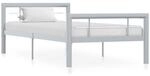 vidaXL Bettgestell Bett Metallbett Schlafzimmerbett Einzelbett Bettrahmen