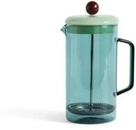 Hay Franz&ouml;sische Kaffeepresse aus langlebigem Borosilikatglas, in der Farbe: Aqua,