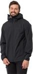 Jack Wolfskin Herren ELSBERG 2.5L JKT M Wetterschutzjacke, Black, S