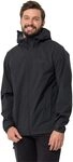 Jack Wolfskin Herren ELSBERG 2.5L JKT M Wetterschutzjacke, Black, S Jack Wolfskin Herren ELSBERG 2.5L JKT M Wetterschutzjacke, Black, S