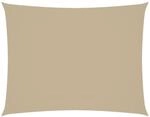 vidaXL Sonnensegel Oxford-Gewebe Rechteckig 2x3 m Beige