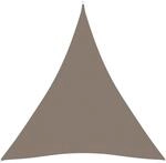 vidaXL Sonnensegel Oxford-Gewebe Dreieckig 4x4x4 m Taupe