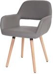 Mendler Esszimmerstuhl HWC-A50 II, Stuhl K&uuml;chenstuhl, Retro 50er Jahre Design -