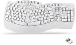 Perixx 11620 PERIBOARD-612 Ergonomische Kabellose Tastatur, Geteiltes Tastenfeld mit