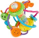 Bieco Motorikball f&uuml;r Babys ab 6 Monate | Greifball und Bei&szlig;ring mit Rassel 