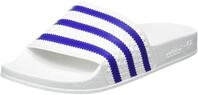 adidas Damen Adilette W Slides, FTWR White/Lucid Blue/FTWR White, 37 EU