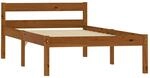 vidaXL Kiefernholz Massiv Bettgestell Holzbett Einzelbett Futonbett Massivholz...