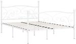 vidaXL Bettgestell mit Lattenrost Metallbett Doppelbett Bett Schlafzimmerbett