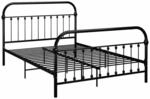 vidaXL Bettgestell Klassisch Metallbett Bett Doppelbett Schlafzimmerbett Bettrahmen