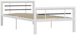 vidaXL Bettgestell Bett Metallbett Schlafzimmerbett Einzelbett Bettrahmen