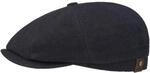 Stetson Hatteras Noir Schirmm&uuml;tze Uni meliert Damen und Herren Herbst Winter blau 59