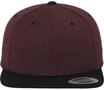 Flexfit Unisex Mesh Trucker M&uuml;tze, Maroon/Black,S/M
