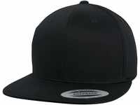 Flexfit Uni 6089OC-Organic Cotton Snapback Cap, Black, one Size