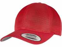 Flexfit Unisex 6360-360° Omnimesh Cap Baseballkappe, red, one Size