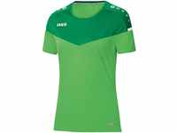 JAKO Damen T-shirt Champ 2.0, soft green/sportgrün, 38, 6120