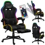 huzaro Force 4.7 RGB Gaming Stuhl - Ergonomischer B&uuml;rostuhl & PC Stuhl