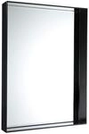 Kartell Only Me Spiegel, Bambus, dunkel schwarz, 9 x 70 x 50 cm
