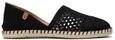 VERBENAS Espadrilles Carmen Crochet-lino/Serraje Negro/Negro - Gr&ouml;&szlig;e: 36