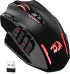 Redragon M913 Impact Elite Wireless Gaming Maus, 16000 DPI Verkabelte/Kabellose RGB