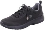Skechers 12947 Damen Sneaker, Schwarz (Black Mesh/Black Trim BBK), 39 EU