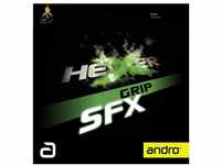 ANDRO Belag Hexer Grip SFX, schwarz, 1,9 mm