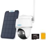 Reolink 3G/4G LTE &Uuml;berwachungskamera mit SIM-Karte, 5MP 355&deg;/140&deg; PTZ Solar Kamera