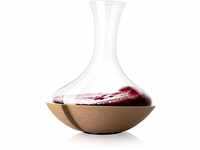 Vacu Vin Swirling Carafe | Crystal Glass Wine Decanter