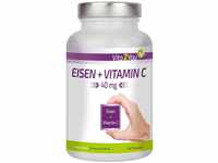 Vita2You Eisen + Vitamin C 40mg - 240 Kapseln - Eisenbisglycinat - Acerola...