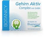 BOTANICY Gehirn Aktiv Complex - 60 Fokus Kapseln mit Vitamin B5 f&uuml;r geistige