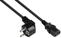 Good Connections Netzkabel - 1,8 m - Schutzkontakt-Stecker Typ E+F (CEE 7/7,