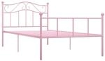 vidaXL Bettgestell Bett Metallbett Schlafzimmerbett Einzelbett Bettrahmen