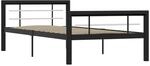 vidaXL Bettgestell Bett Metallbett Schlafzimmerbett Einzelbett Bettrahmen
