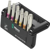 Wera - 05056470001 - Bit Sortiment, Bit-Check 6 Wood TX HF 1, 6-teilig
