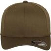 Flexfit Unisex Cap Wooly Combed, Unisex Baseballkappe, XS/S, Olive