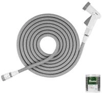 BRADAS - SECRET HOSE WSCH824GY 8/24 Meter ausziehbarer Schlauch, 4-Funktion-D&uuml;se,
