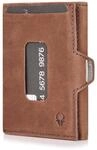 DONBOLSO Slim Wallet XS Herren Geldb&ouml;rse - Edles Kartenetui Herren aus Leder mit