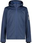 CMP Herren Light Softshell Melange Jacke, b.Blue Mel.-Dusty Blue, 60