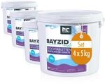 H&ouml;fer Chemie 4 x 5 kg BAYZID Pool Flockungsmittel Tabletten Flocktabletten -