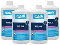 Medipool PoolKlar 1 Liter, Trübungsbeseitiger, Klareffekt, Wasserpflege,