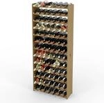 Lenmar Serie RW Weinregal aus Holz f&uuml;r Flaschen, Anthrazit, Braun, Natur, RW-3-91,