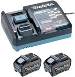 Makita &raquo; Power Source-Kit XGT 5,0 Ah &laquo; 1x Schnellladeger&auml;t, 2x 40 V Akkus