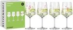 RITZENHOFF 6041003 Hugo-Glas 4er-Set 500 ml - Aperitif-Gl&auml;ser - Blumenmotiv, bunt -