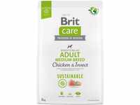 Brit Care Dog Sustainable Adult Medium Breed Chicken & Insect - dry dog food -...