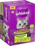 Whiskas 7+ Katzennassfutter &ndash; Gemischte Auswahl in Sauce, 12x85g (1 Packung)...