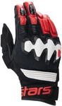 Alpinestars Halo Motorradhandschuhe (Black/Red/White,XL) | Stretch-Eins&auml;tze