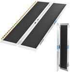 TRUTZHOLM Rollstuhlrampe klappbar 152 cm Traglast 272 kg Alu grau/schwarz...