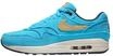 Nike Unisex Air Max 1 Premium Sneaker, Baltic Blue/Sesame-Gridiron-Sail, 42 EU