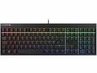 CHERRY MX 2.0S, Kabelgebundene Gaming-Tastatur mit RGB-Beleuchtung, Deutsches Layout