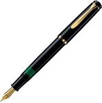 Pelikan F&uuml;llhalter Classic 200, Schwarz, Feder B (breit), hochwertiger...