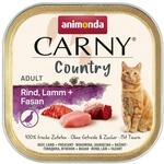 animonda Carny Country Katzenfutter nass Rind + Lamm + Fasan (32 x 100g),
